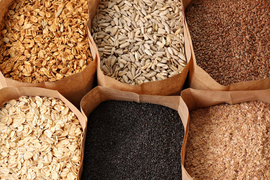 Grains and fiber