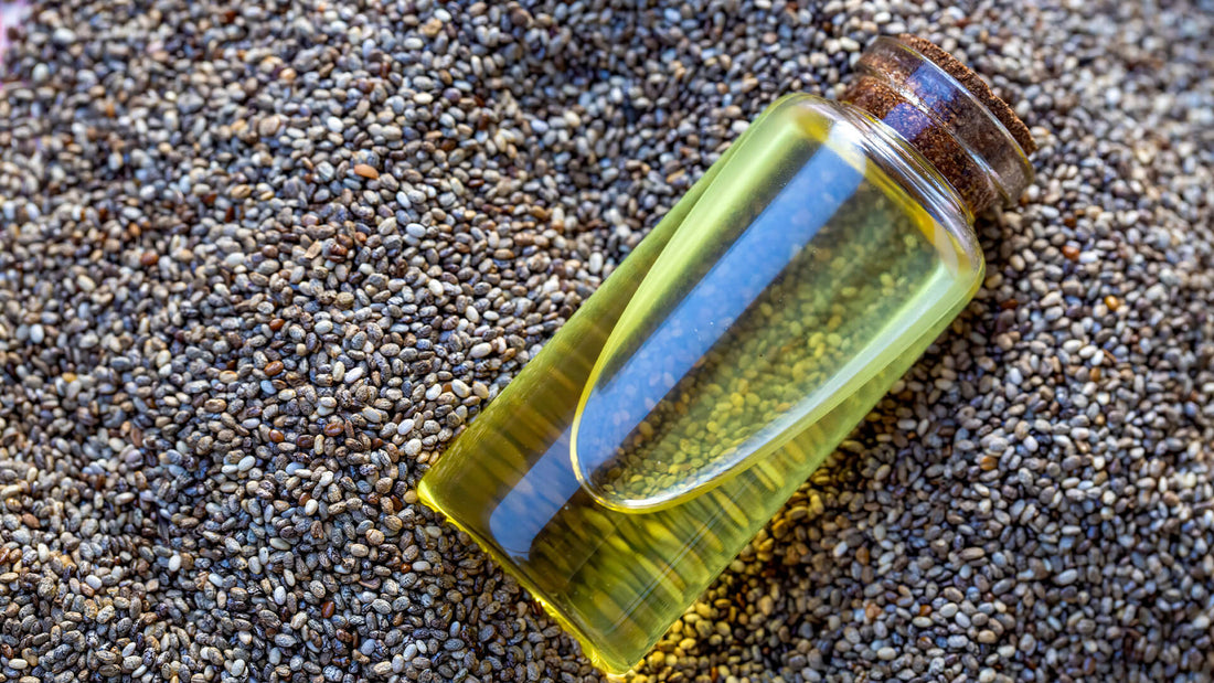 Chia seed oil contains important omega-3 fatty acids