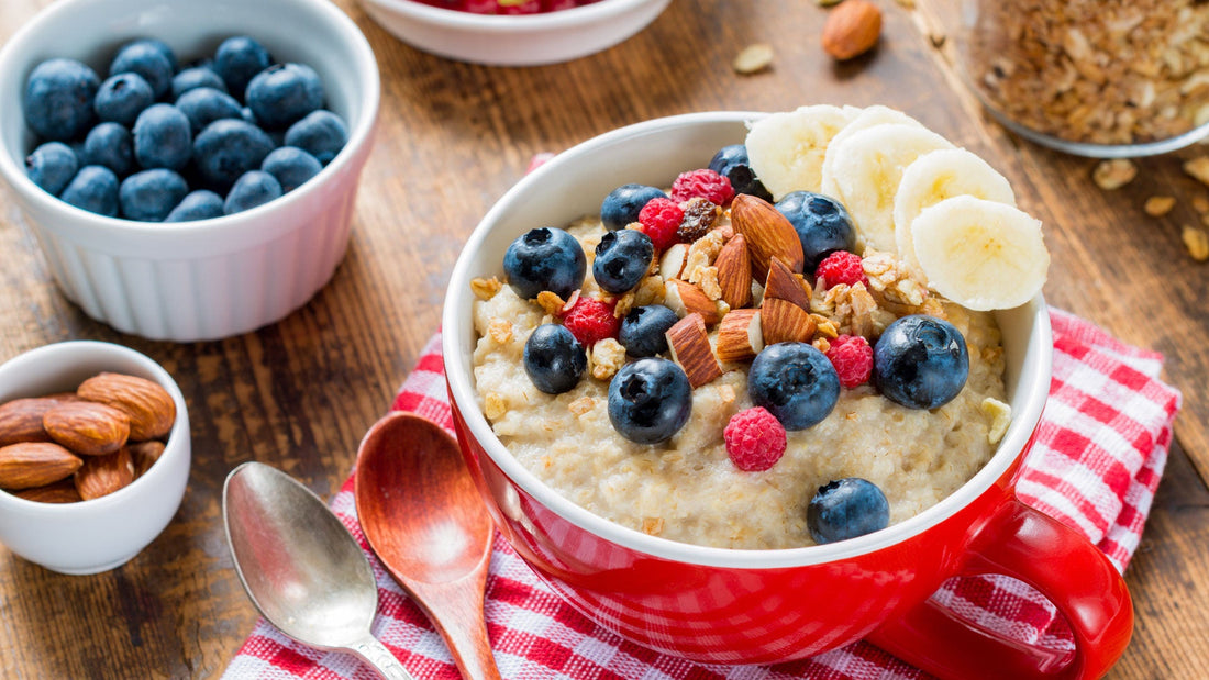 Porridge healthy oat breakfast