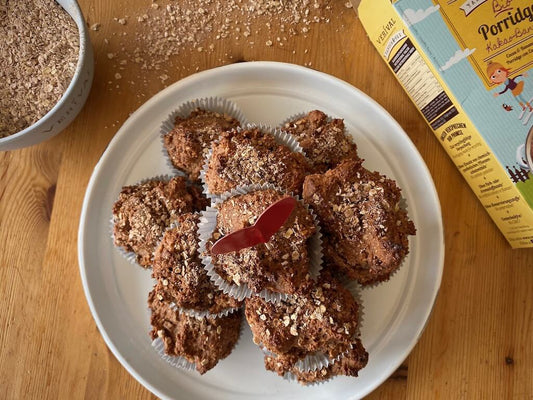 Recipe Breakfast Muffins Cocoa Banana Cover Image