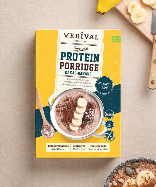 Bio Cacao e Banana Protein Porridge 